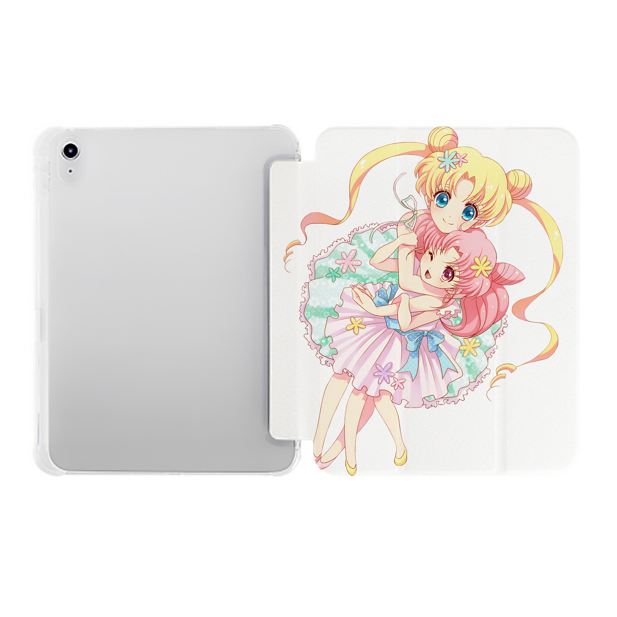 （画像用） 美少女戦士セーラームーン 愛野 美奈子 あいの みなこ Sailor Moon Aino Minako IPad ケース ペン収納付き 三つ折りスタンド PUレザー×シリコン 対応機種9.5/10.5/10.9インチ